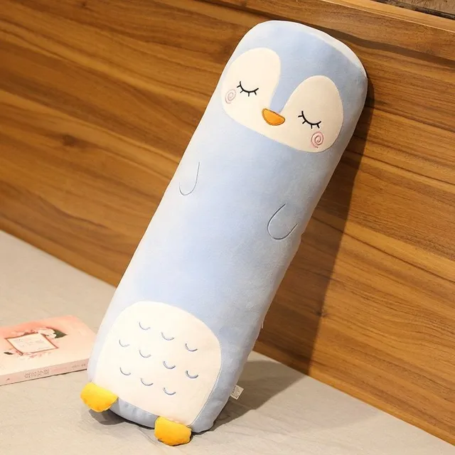Cute plush sleeping pillow in the shape of an animal