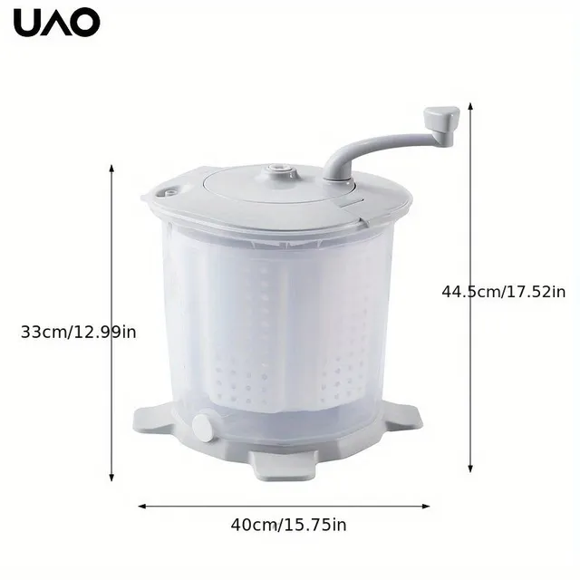 Portable manual washing machine UAO for socks and small underwear