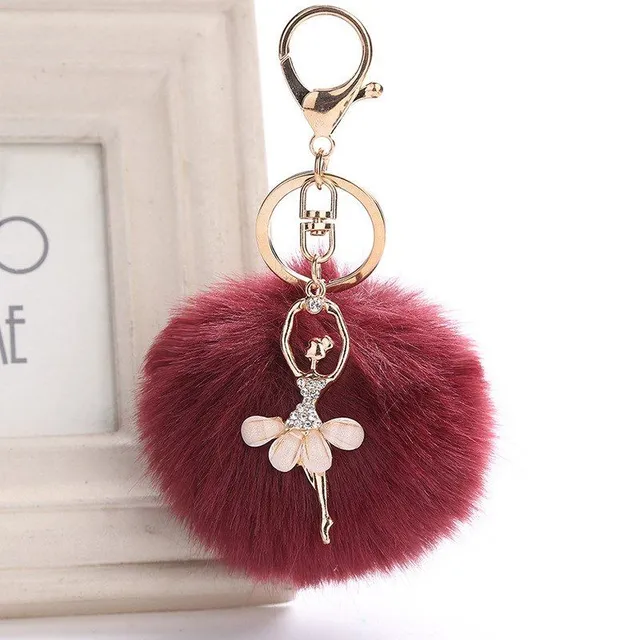 Pendant Ball with ballerina - 17 colours vinova