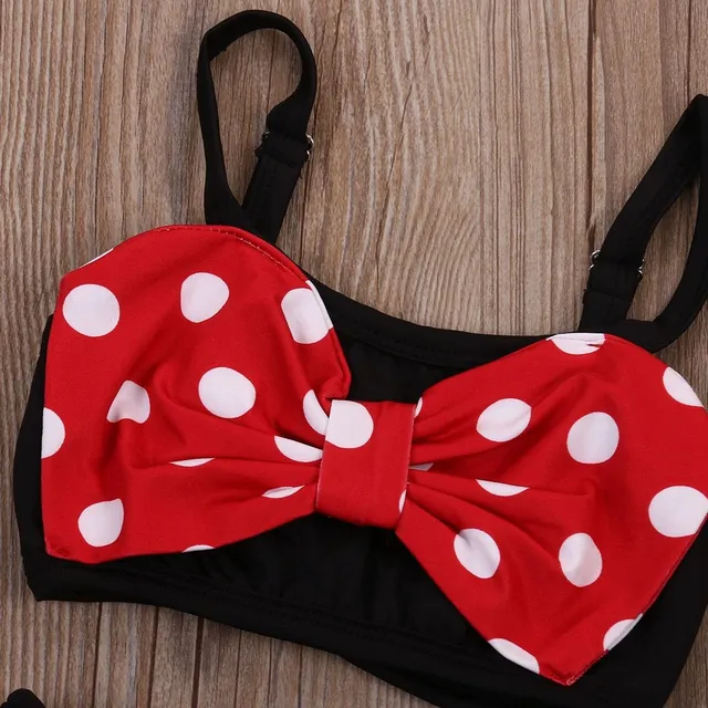 Costum de baie două piese Minnie pentru copii