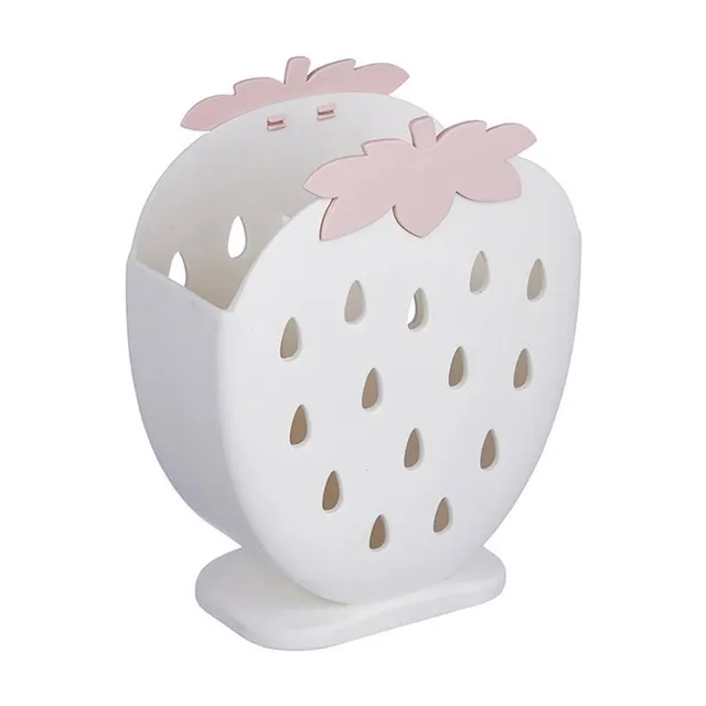 Strawberry-shaped cutlery stand