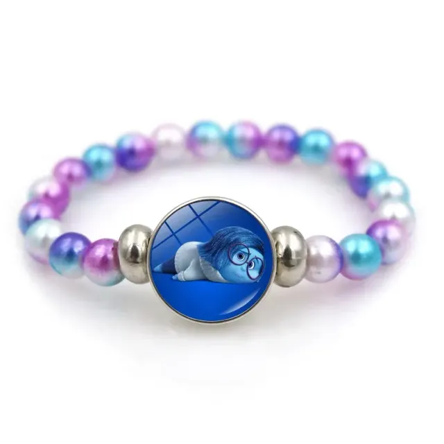 Colorful baby bead bracelet with pictured figure from a fairy tale In the head 2 - Inside Out 2