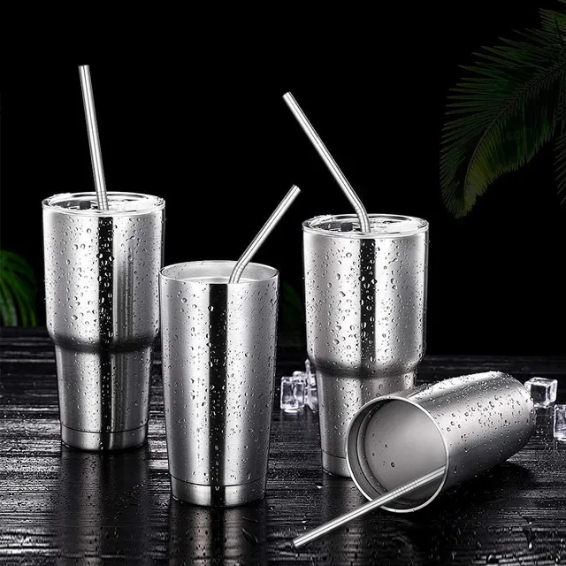 Set of metal straws 8pcs- more colours