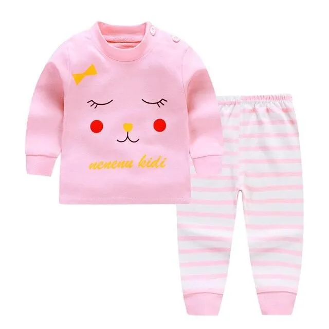 Set de pijamale din bumbac pentru copii