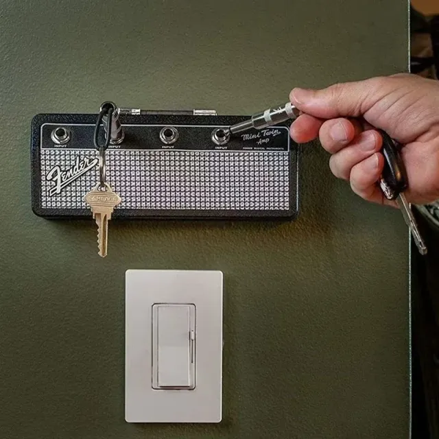 Practical and stylish key holder - brings a touch of rock music to your home