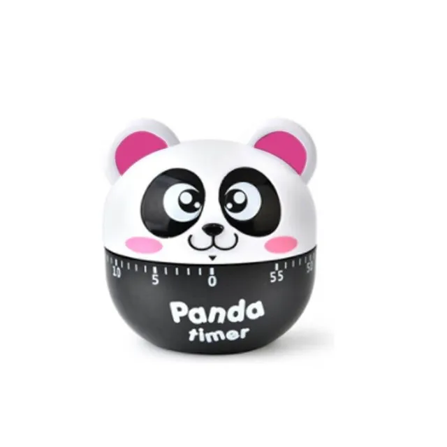 Mechanical minute in panda shape