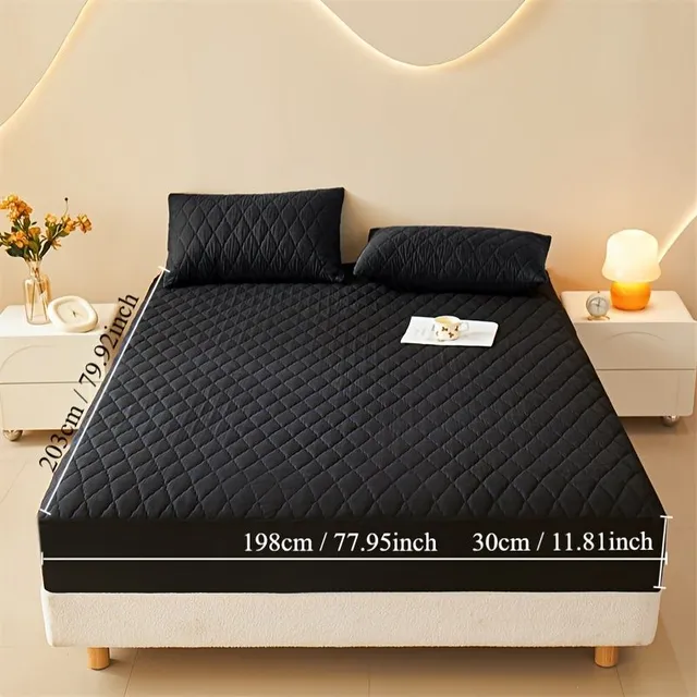 Waterproof mattress protector 1 pcs, stain resistant and moisture resistant, Suitable sheet