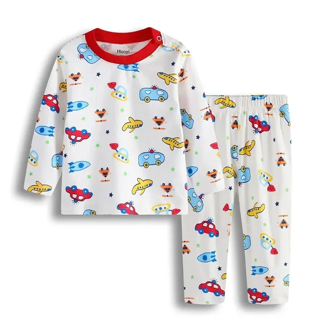 Children's pajamas for boys and girls with long sleeves (3-24 months)