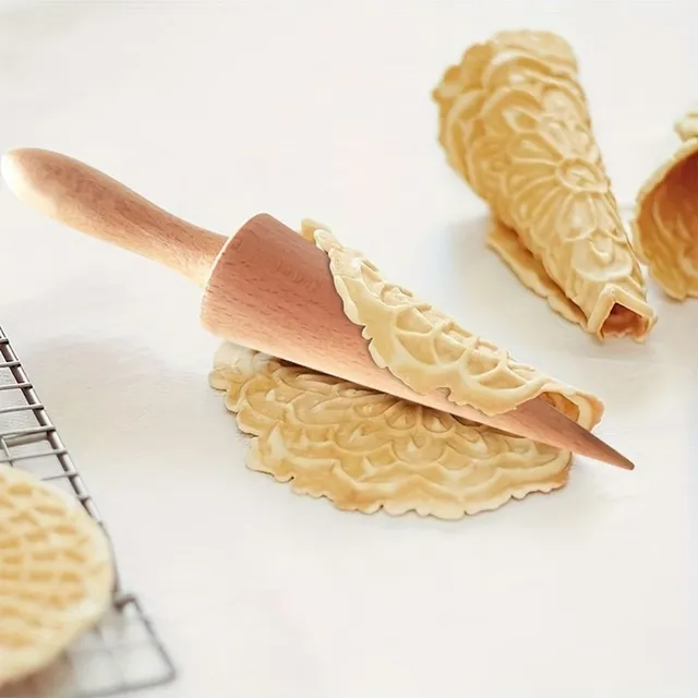 Gaufrier pour pizzelles, krumkake et cornets de glace