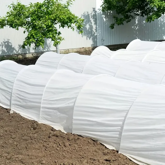 Závesné krúžky pre tunelový skleník (54 ks/súprava), protihrudkový základný kruhový rám zo sklenených vlákien pre záhradné textílie
