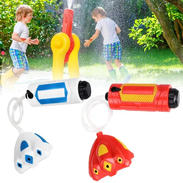 Baby squirting toy with hand trigger