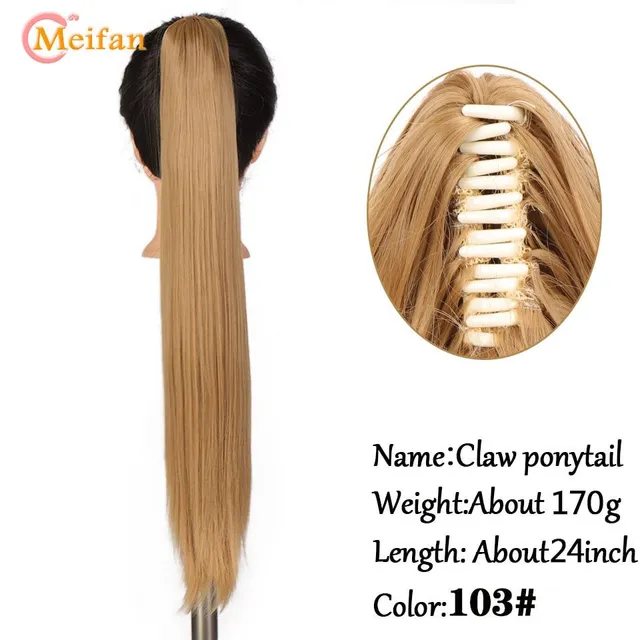 Rövid Wavy Claw Conytail Clip A haj kiterjesztései Fekete Barna Pony Tail Clip In Hair Tail Natural Fake Hair Extensions