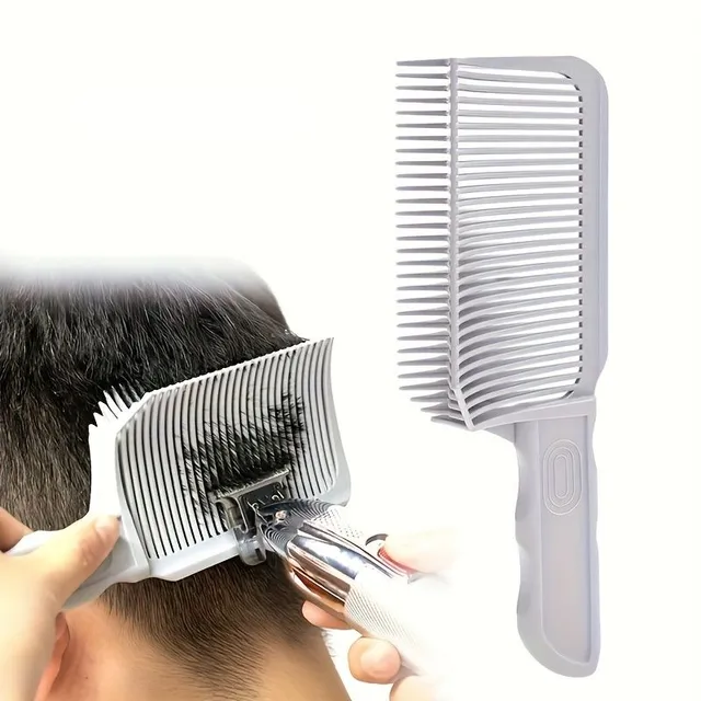 Universal hairdressing comb for smooth transitions and hair shaping, ideal for barbers and home use