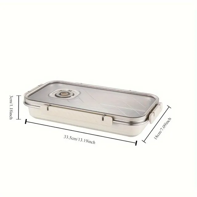 Storage container, Multifunction Dumpling box made of stainless steel with lid