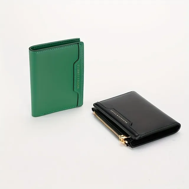 New thin single color coin wallet from 2024, minimalist trendy wallet