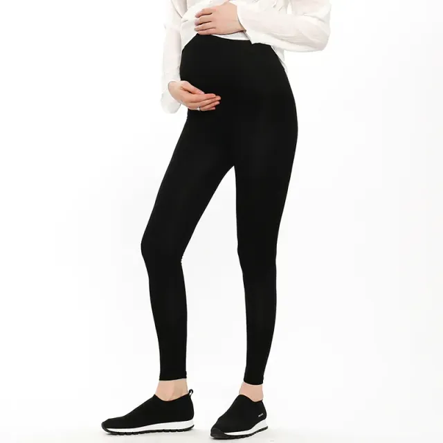Wygodne legginsy z wysoką talią dla kobiet w ciąży