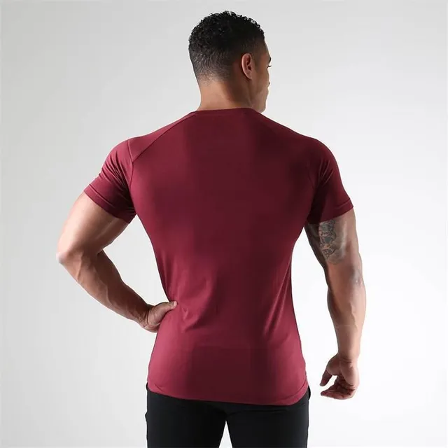 Men's Fitness Shark Short Sleeve T-Shirt