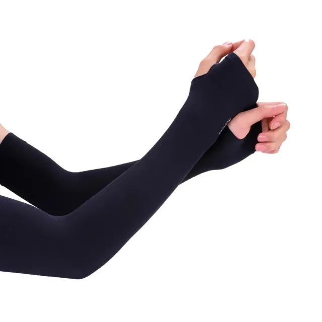 Compression arm warmers with thumb - protection for men and women during outdoor sports