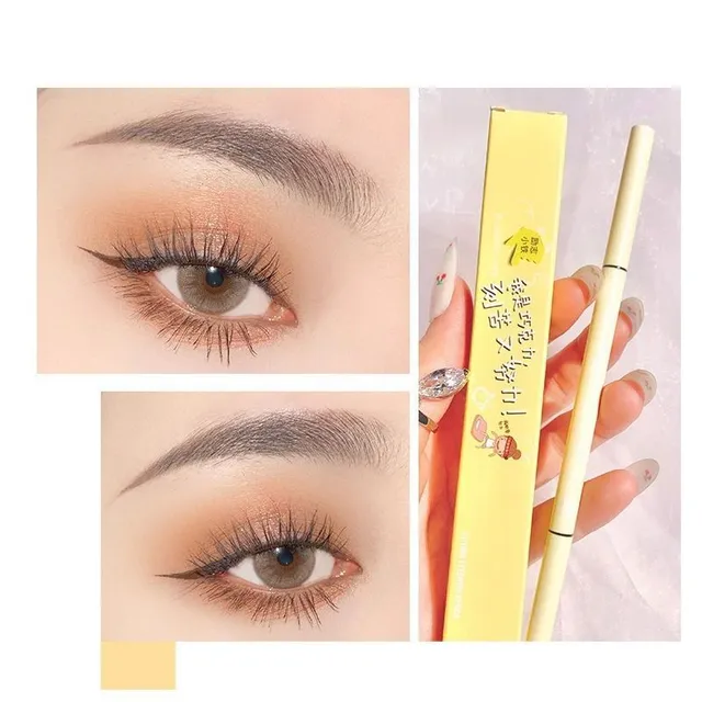 Luxurious fine eyebrow pencil creating natural appearance - several variants of shade