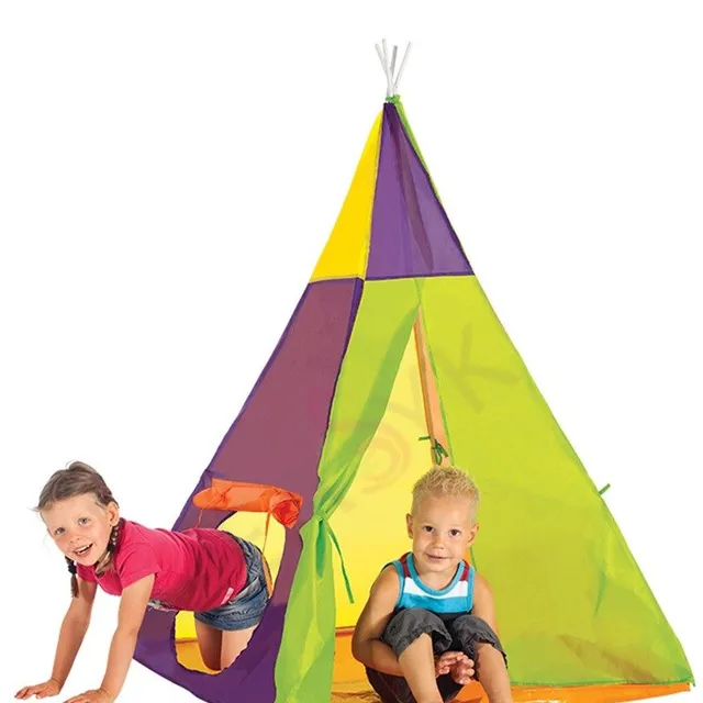 Teepee colorat pentru copii