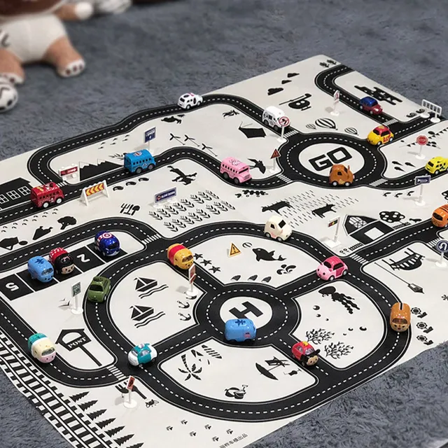 Tapis de jeu pour enfants - route