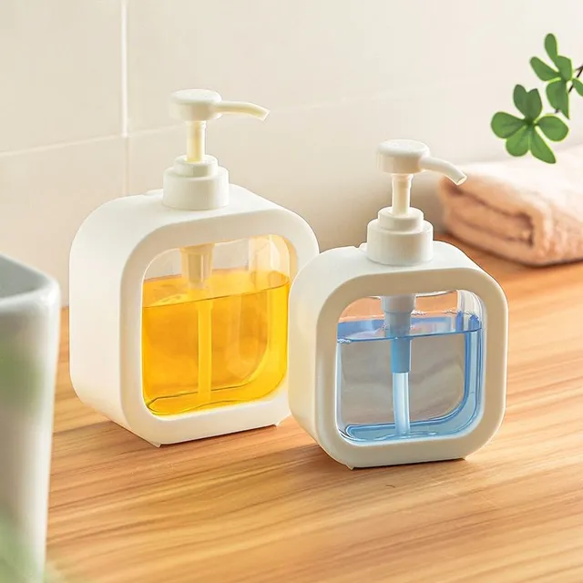 Oryginalna, nowoczesna, praktyczna i minimalistyczna butelka mydła wielokrotnego użytku