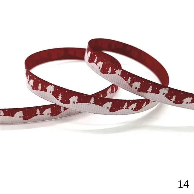 Christmas ribbon with print