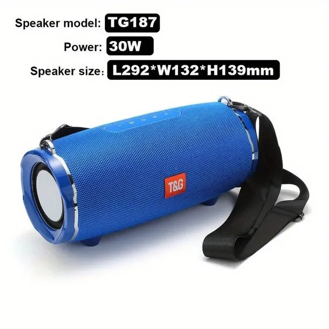 Difuzor portabil wireless de 30W cu bass puternic și subwoofer - MP3 player, radio FM, baterie de 4400mAh