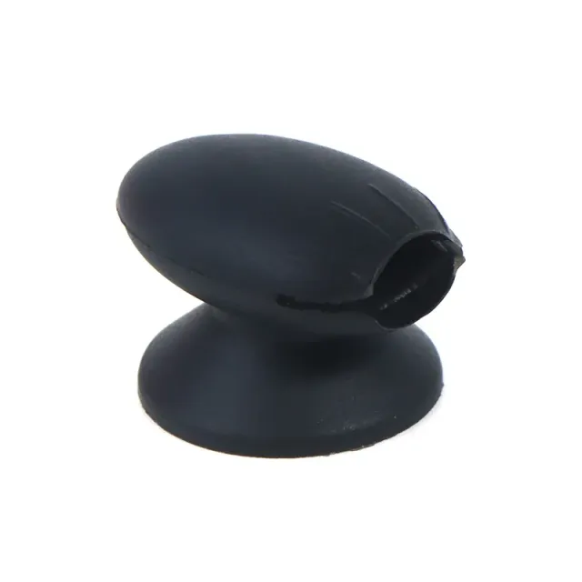 Practical silicone cover with suction cup for lip gloss applicators and eye shadows