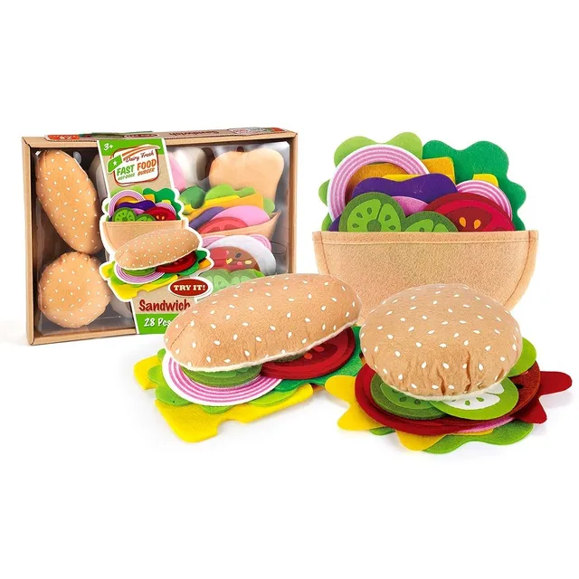 Set of hamburgers - 28 parts