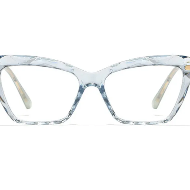 Non-dioptric stylish glasses e300-c5-blue