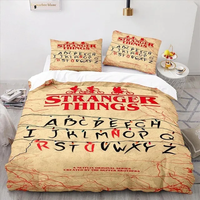 Stylish bed linen with Stranger Things Kelly print