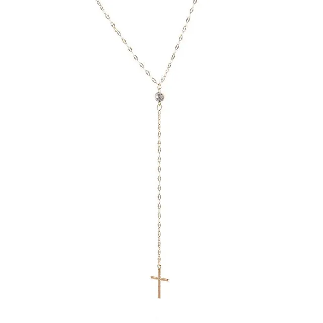 Ladies minimalist necklace - Rosary