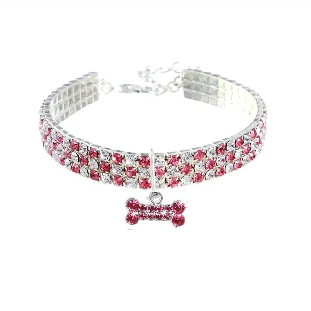 Luxury glitter collar for cats with Henderson pendant