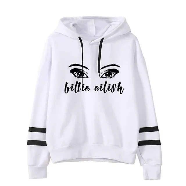 Croptop mikina s kapucňou Billie Eilish