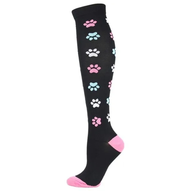 Compressed cross-country knee socks qysz06-2 l-xl-4