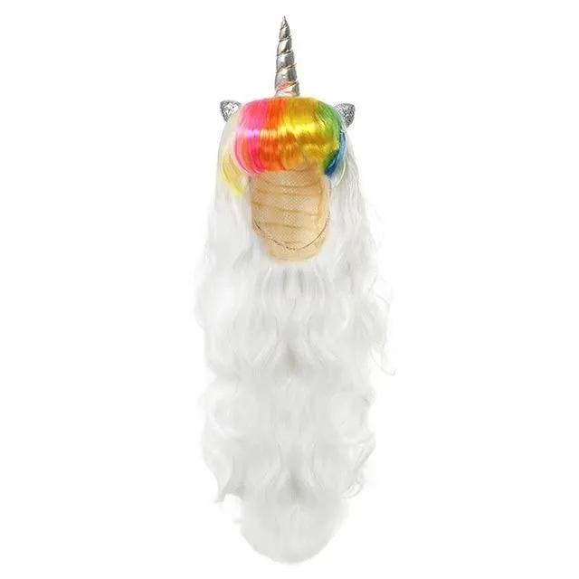 Wig of fairy tale characters unicorn-wig-04