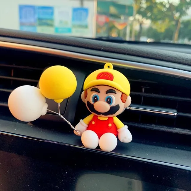 Stylový osvěžovač vzduchu do auta v motivech oblíbených postav Super Mario
