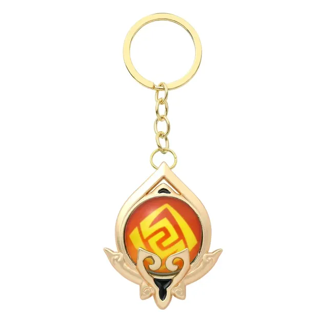 Genshin Impact Keychain z elementem Vision Divine Eye