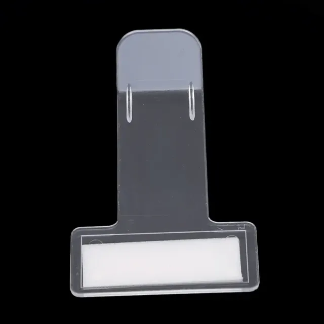Universal clip for parking tickets and car documents - transparent color
