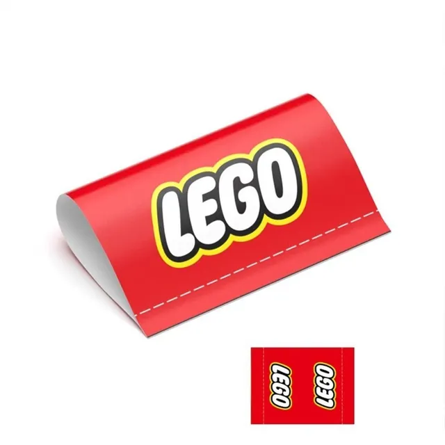 Universal decorative self-adhesive label with Lego logo for car decoration