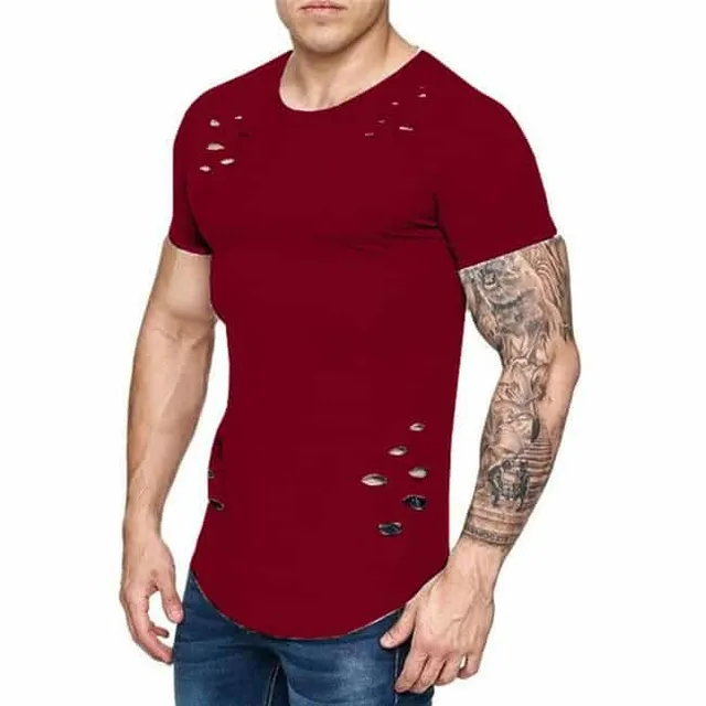 Stylish men's torn shirt