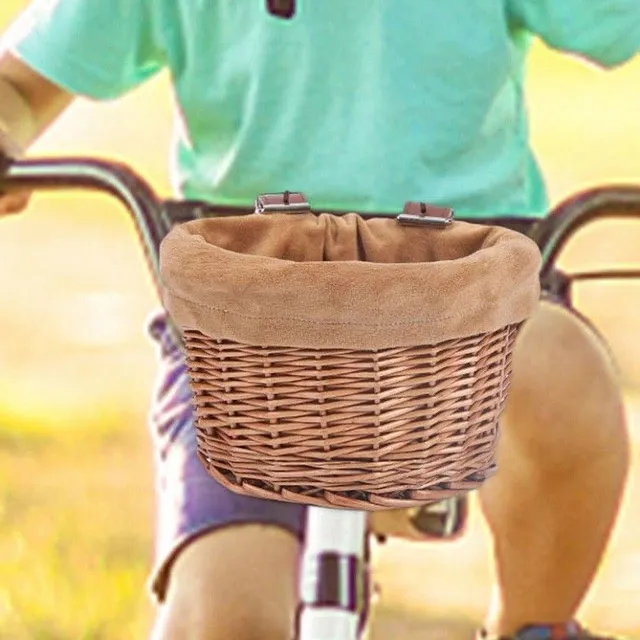 Baby bike basket with lining