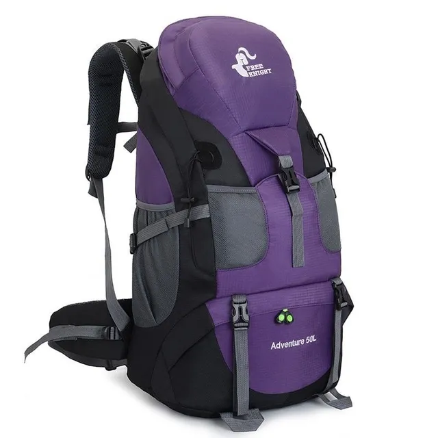 Large waterproof backpack for hiking