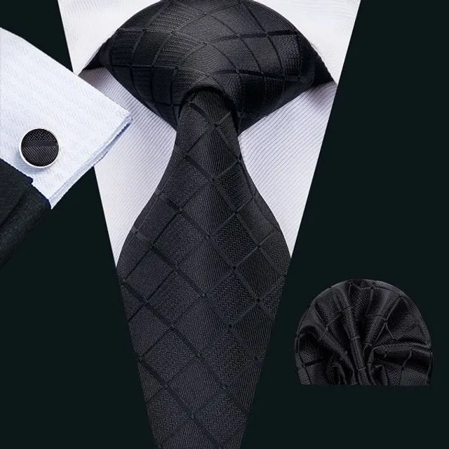 Stylish Men's Set © Tie, Kapeník, Cuff linkek