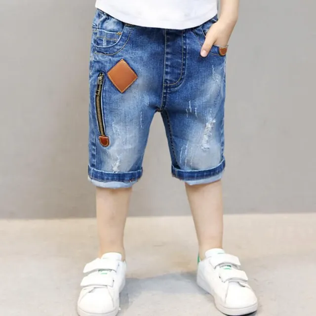 Chlapčenské džínsové šortky Denim