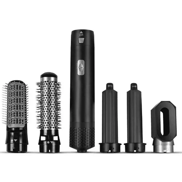 5v1 comb on hot air Hairdryer Multifunctional modeling comb on straight curls