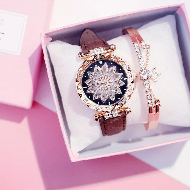 Ladies watch + bracelet Star