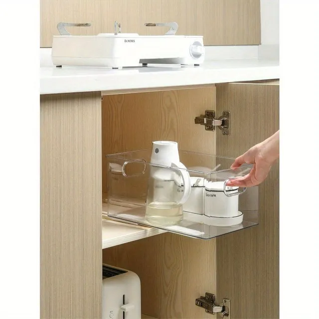 Slide rails white drawers - Railways for closet, kitchen, bedroom - Kitchen drawer - Cart