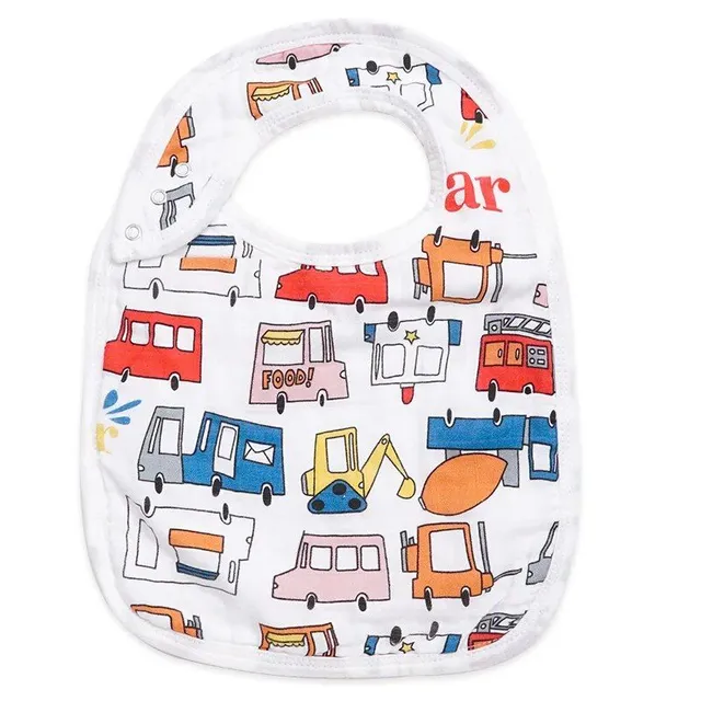 Baby bib made of bamboo cotton - soft bibs for newborns and toddlers